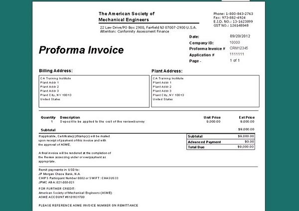 Proforma invoice là gì ? Sử dụng Proforma invoice khi nào